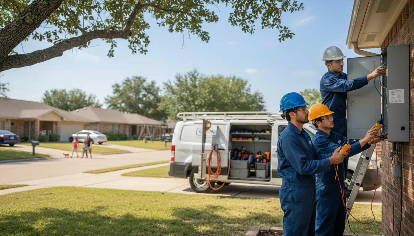 Certified electrician providing emergency electrical services in Swan, IA